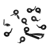 Maxbell 12pcs Fishing Rod Guide Top Tip Eye Ring Rod Repair Kit for Rod Building DIY
