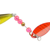 Maxbell 1 Piece Soft Fishing Lure T Tail Fishing Bait Sequin Spinnerbait Crankbait