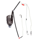 Maxbell Fishing Feeder Basket Holder Fishing Bait Cage with Line Hooks 20g - Aladdin Shoppers
