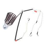 Maxbell Fishing Feeder Basket Holder Fishing Bait Cage with Line Hooks 20g - Aladdin Shoppers