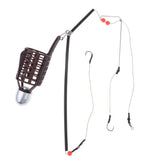 Maxbell Fishing Feeder Basket Holder Fishing Bait Cage with Line Hooks 20g - Aladdin Shoppers