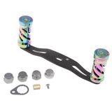 Maxbell Colorful Replacement Carbon Fiber Fishing Reel Handle for Baitcasting Reels