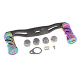 Maxbell Colorful Replacement Carbon Fiber Fishing Reel Handle for Baitcasting Reels