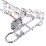 Maxbell Stainless Steel Fishing Rod Holder Rack with Automatic Tip-Up Hook Setter, Double Spring, Adjustable Folding Rod Holder - Aladdin Shoppers