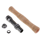 2 Sets Fly Fishing Rod Handle Grip with Reel Seat for Rod Building or Repair