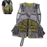 Maxbell Fly Fishing Vest Backpack Multi-Pocket Chest Bag Adjustable Quick-Dry Jacket