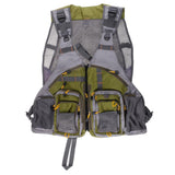 Maxbell Fly Fishing Vest Backpack Multi-Pocket Chest Bag Adjustable Quick-Dry Jacket