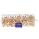 Maxbell 500Pcs/box Carp Fishing Offset Hooks Set Barbed Octopus Hooks Baits Holder Hooks for Bass/Carp/Octopus/Crab - Aladdin Shoppers