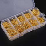 Maxbell 500Pcs/box Carp Fishing Offset Hooks Set Barbed Octopus Hooks Baits Holder Hooks for Bass/Carp/Octopus/Crab - Aladdin Shoppers