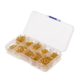 Maxbell 500Pcs/box Carp Fishing Offset Hooks Set Barbed Octopus Hooks Baits Holder Hooks for Bass/Carp/Octopus/Crab - Aladdin Shoppers
