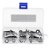 Maxbell 30Pcs/box Fishing Rod Guides Replacement Tip Ring Ceramic Guide Eye 2.2mm/2.4mm/ 2.8mm/3mm/3.5mm/4mm - Aladdin Shoppers