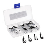 Maxbell 30Pcs/box Fishing Rod Guides Replacement Tip Ring Ceramic Guide Eye 2.2mm/2.4mm/ 2.8mm/3mm/3.5mm/4mm - Aladdin Shoppers