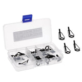 Maxbell 30Pcs/box Fishing Rod Guides Replacement Tip Ring Ceramic Guide Eye 2.2mm/2.4mm/ 2.8mm/3mm/3.5mm/4mm - Aladdin Shoppers
