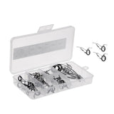 Maxbell 50Pcs Fishing Rod Guides Eye Rings Parts DIY Tips Top Pole Repair Kit 4mm/5mm/8mm/8.2mm/10mm/14mm - Aladdin Shoppers