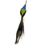 Maxbell 60pcs Artificial Peacock Feather Foam Birds Statue Display Garden Ornament