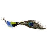 Maxbell 60pcs Artificial Peacock Feather Foam Birds Statue Display Garden Ornament