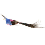 Maxbell 60pcs Artificial Peacock Feather Foam Birds Statue Display Garden Ornament