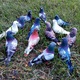 Maxbell 40pcs Fake Artificial Feather Foam Doves Birds Figurine Wedding Decoration