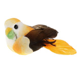 Set of 6 Artificial Foam Birds for Decoration, Floral Arrangements and Arts & Crafts