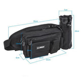 Maxbell Adjustable Strap Fishing Tackle Bag Fishing Waist Pack Bum Bag Fanny Pack with Detachable Left / Right Water Bottle Pocket - Aladdin Shoppers