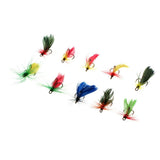 Maxbell 10pcs/box Butterfly Fly Fishing Flies Hand-tied Nymph Flies Dry Flies with Treble Hook - Aladdin Shoppers