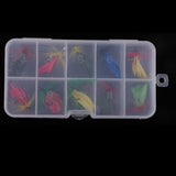 Maxbell 10pcs/box Butterfly Fly Fishing Flies Hand-tied Nymph Flies Dry Flies with Treble Hook - Aladdin Shoppers