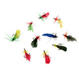 Maxbell 10pcs/box Butterfly Fly Fishing Flies Hand-tied Nymph Flies Dry Flies with Treble Hook - Aladdin Shoppers