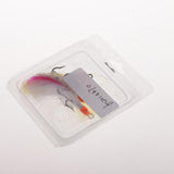 Maxbell 4pcs Reflective Artificial Feather Dressed Treble Hook Dry Flies Crankbaits for Minnow Fishing Lures - Aladdin Shoppers