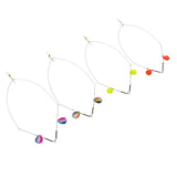 Maxbell 4x Spinners Bait Rigs Sequins Fishing Lure Balance Fishing Rig for Pike Bass Trout - Aladdin Shoppers