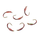 Maxbell 6pcs Buzzer Nymph Flies Trout Fishing Lure Bait Vivid Fly Fishing Flies Set - Aladdin Shoppers