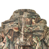 Bionic Camouflage Hunting Clothes Leaf Waterproof Jacket + Pants Suit M