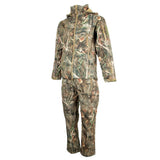 Bionic Camouflage Hunting Clothes Leaf Waterproof Jacket + Pants Suit XL