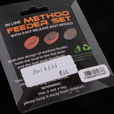 Maxbell 4xQuick Release Method Mould In-line Feeder Bait Mould Green