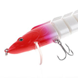 Maxbell Maxbell 13 Section Jointed Eel Hairtail Fish Lure Slow Sinking Swimbait Fishing Lure