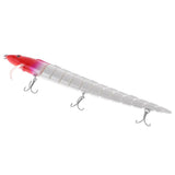 Maxbell Maxbell 13 Section Jointed Eel Hairtail Fish Lure Slow Sinking Swimbait Fishing Lure