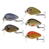 Maxbell 5Pcs Artificial Fishing Lures Vibration Crank Baits Mini Swimbait Hard Baits for Panfish/ Crappie / Bluegill - Aladdin Shoppers