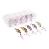 Maxbell 10 Pieces Lifelike Fishing Lures Bass Trout Bait Crankbait Fishing Hard Plastic Bait - Aladdin Shoppers