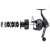 Maxbell Powerful Saltwater Sea Fishing Reel Spinning Casting Fishing Wheel SA11-5000 - Aladdin Shoppers