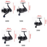 Maxbell Powerful Saltwater Sea Fishing Reel Spinning Casting Fishing Wheel SA11-5000 - Aladdin Shoppers