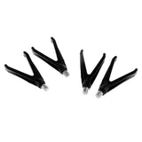 Maxbell 4pcs V-Head Fishing Rod Rest Rack Holder Fishing Pole Fitting UK M3/8 Thread - Aladdin Shoppers