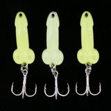 Maxbell 3pcs 3.5cm Artificial Bionics Metal Sequins Fishing Bait Treble Hooks 5g - Aladdin Shoppers