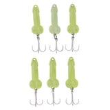 Maxbell 3pcs 3.5cm Artificial Bionics Metal Sequins Fishing Bait Treble Hooks 5g - Aladdin Shoppers