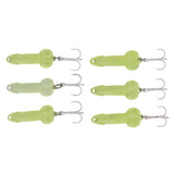 Maxbell 3pcs 3.5cm Artificial Bionics Metal Sequins Fishing Bait Treble Hooks 5g - Aladdin Shoppers