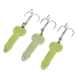 Maxbell 3pcs 3.5cm Artificial Bionics Metal Sequins Fishing Bait Treble Hooks 5g - Aladdin Shoppers