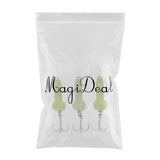 Maxbell 3pcs 3.5cm Artificial Bionics Metal Sequins Fishing Bait Treble Hooks 5g - Aladdin Shoppers