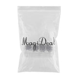 Maxbell 200x Extra Strong Stainless Steel Oval Split Rings Double Split Rings Fishing Tackle Connectors with Box 4 Sizes - Aladdin Shoppers