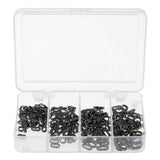 Maxbell 200x Extra Strong Stainless Steel Oval Split Rings Double Split Rings Fishing Tackle Connectors with Box 4 Sizes - Aladdin Shoppers
