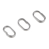Maxbell 200x Extra Strong Stainless Steel Oval Split Rings Double Split Rings Fishing Tackle Connectors with Box 4 Sizes - Aladdin Shoppers