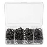 Maxbell 170pcs/box Portable Stainless Steel Split Rings Double Loop Fishing Split Rings Stronger than Round Split Rings - Aladdin Shoppers