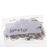 Maxbell 3x100Pcs Fishing Interlock Snap Safety Snap Fishing Swivels Snap 1.4x0.5cm